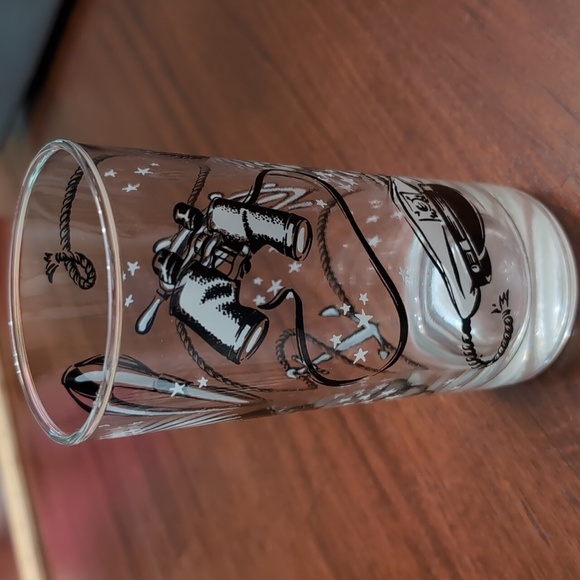 Vintage Set Of 5 Libby High Ball Glasses With Nautical Theme. - Picture 2 of 7